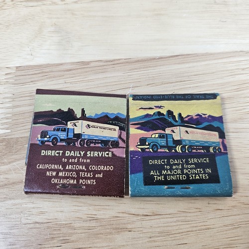 Vintage Navajo Freight Lines Inc Matchbook Lot Of 2 - Picture 2 of 4