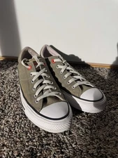 Converse One Star Olive Green Women Size 8 Low-top