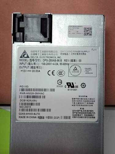 Zasilacz DELTA ELECTRONICS PWR-MS320-250WAC, klasa A, SKU 16450 - Zdjęcie 2 z 2