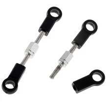 2pcs 6cm RC Steering Servo Link Fittings Set for 1/10