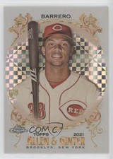 2021 Topps Allen & Ginter Chrome X-Fractor Jose Garcia Jose Barrero #247 7c5