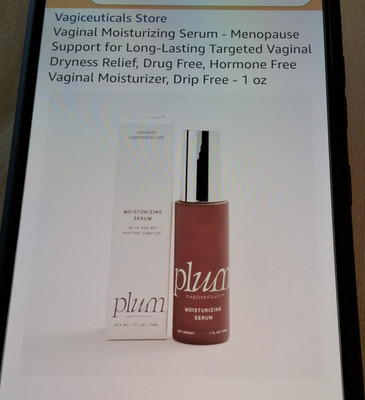 plum Vagiceuticals Vaginal Moisturizer Serum 1 fl oz Hyaluronic Acid