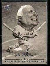 2008 Upper Deck #PP-3 John McCain Presidential Predictors