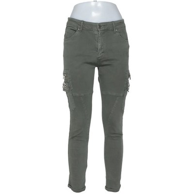 Jeans&Jeans, Cargohose, Größe: M, Grün, Baumwolle/Elasthan, Einfarbig #bE9
