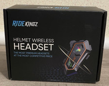 RIDEKINGZ HELMET WIRELESS HEADSET MOTORCYCLE NEW OPEN BOX