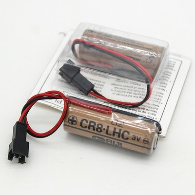 25x FUJI FDK CR8.LHC 17450 3V Battery for Toto Flush Valve PLC backup power+Plug