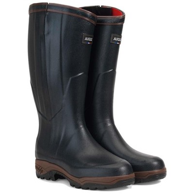 Aigle Herren Parcours ISO Open Boots Grün Welly Gummistiefel Neopren Gummistiefel