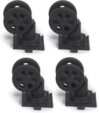 4 Pcs Detachable Replacement Wheels for Rolling Duffle Bag, Spinner Wheels 