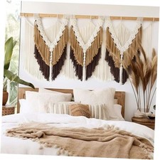 Macrame Wall Hanging Boho Wall Hanging Brown Dorm Wall Decor Brown2
