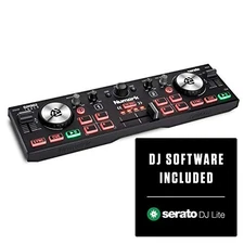 DJ2GO2 Touch Compact DJ Controller with 2 Decks, Mixer, Audio Interface