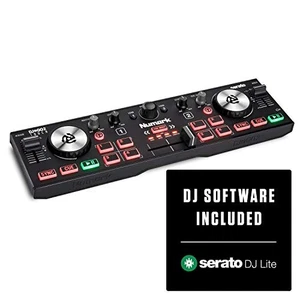 DJ2GO2 Toucher Compact DJ Contrôleur avec 2 Decks, Mixer, Interface Audio