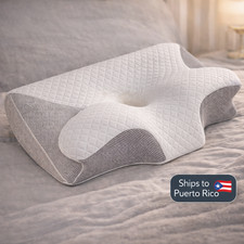 Cervical Memory Foam Pillow for Neck Pain Relief   Ergonomic Support for Sleep