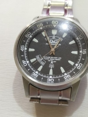 Citizen Q&Q Radio-Controlled Watch with Adjustable Band