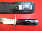 CUSTOM MADE GIL HIBBEN SHEATH KNIFE NOS NEW MINT UNUSED VINTAGE COLLECTIBLE RARE — photo 7