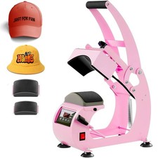 Cappello pressa di calore macchina trasferimento sublimazione tappo pressa digitale rosa