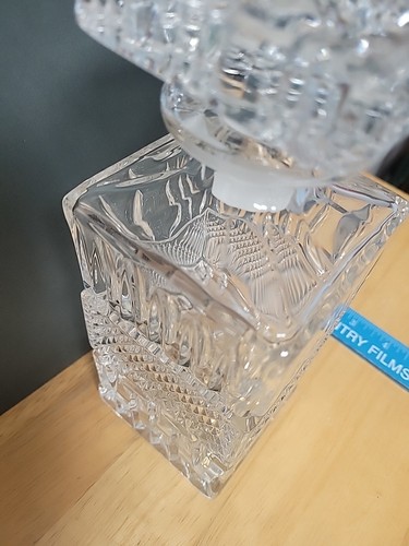 VTG 1960s "Brittany" Whiskey Decanter by Bohemia Crystal - Picture 11 of 11