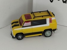 1977 Ideal - Slot Car -Chevy Custom Van w/ ladder Yellow Black-Working-Untested