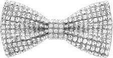 Rhinestone Bow Ties for Men Pre-tied Sequin Diamond Mens Women Tuxedo Bowtie wit