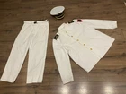 VINTAGE ALBANIAN MARINE SAILOR SHIRT + PANTS + HAT SIZE XL UNIFORM
