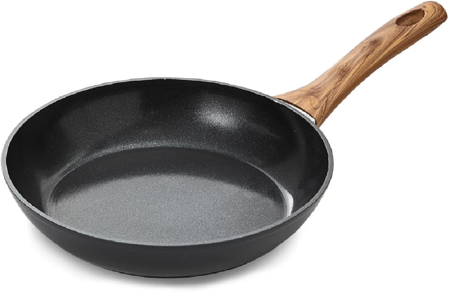 Blackmoor 24cm Frying Pan Non-Stick Ceramic-Coated Skillet PFAS-Free Wood