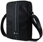 Genuine BMW M Series Carbon Blue Stripes Shoulder Bag for 9-10" Tablets Black