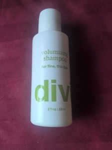 Divi Volumizing Shampoo Travel Size Fine Thin Hair Biotin Caffeine 2 fl oz
