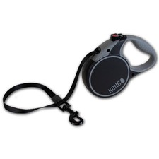 Alcott Expedition 16ft Black Retractable Dog Leash with Soft Grip Handle