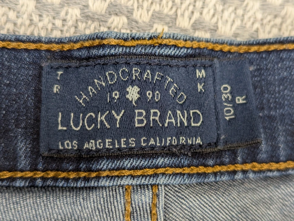 Lucky Brand Sweet Boot Jeans Women's Size 10 30R Medium Wash Mid Rise - Image 4 of 4