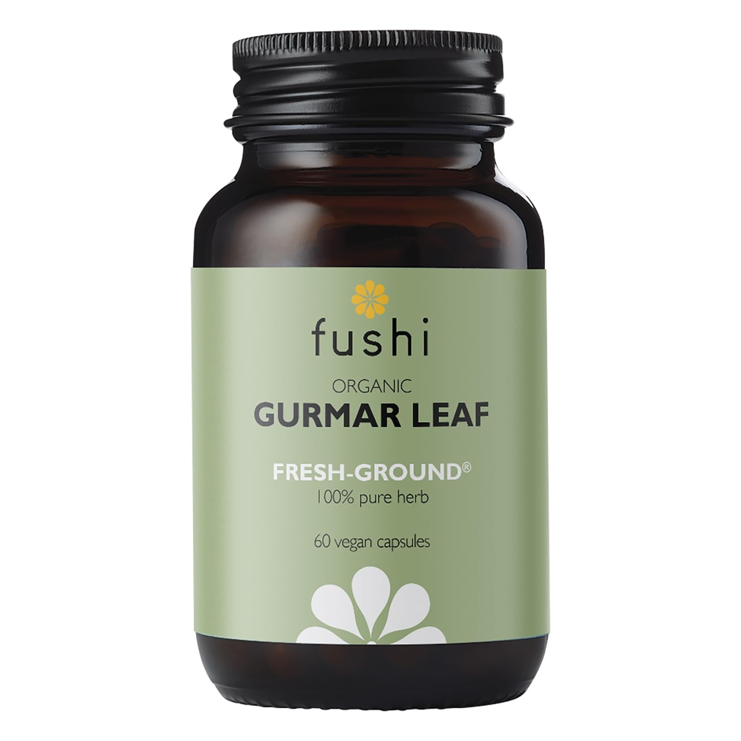 Fushi Organic Gurmar Leaf Capsules, 60 Caps | 60 count (Pack of 1)