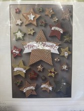 Stampin Up Simply Created Many Merry Stars Craft Kit Christmas Ornaments Boxes
