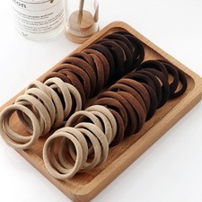 Men Women Hair Ties Soft Seamless Hair Bands Fr Thick Thin Hair Ponytail Holders