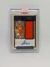 2025 Panini One and One WNBA Saniya Rivers RJA-SR Rookie Patch Auto BLUE /49
