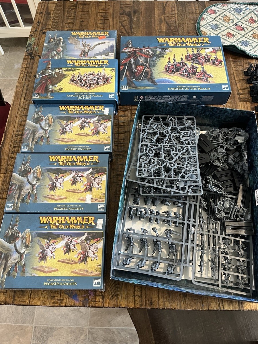 Games Workshop Warhammer The Old World Bretonnia Mixed Lot