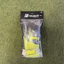 Guantes de portero Reusch Attrakt sólidos con soporte para dedos, guantes de portero de fútbol