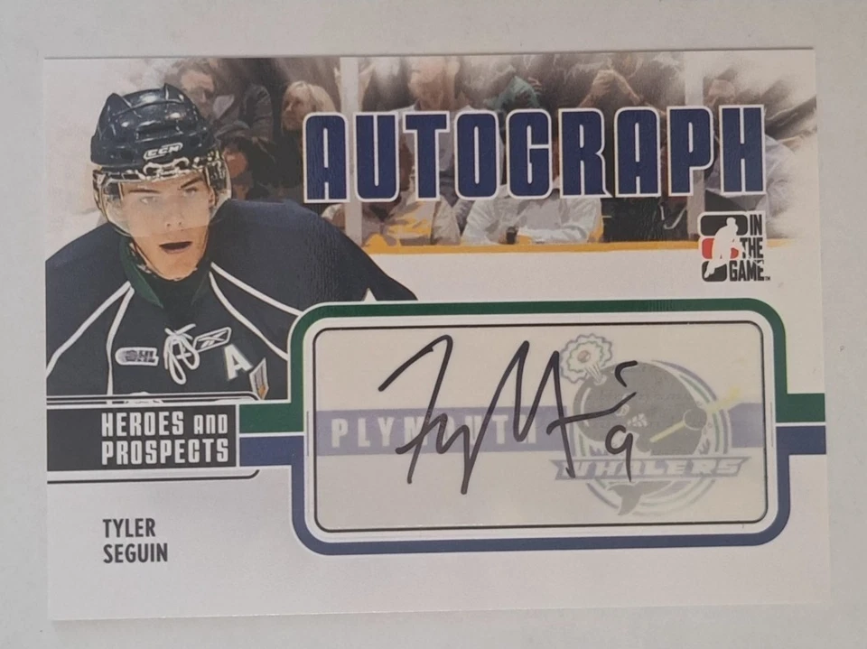 2009-10 In The Game ITG Heroes & Prospects TYLER SEGUIN Rookie Autograph Auto RC - Image 2 of 3