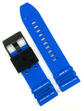 Diesel Original Bracelet de Rechange en Silicone, DZ4545 Montre 26 MM Bleu