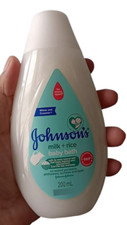 JOHNSON'S Milk Rice Baby Bath Skin Healthier 200ml - 1 Bottle FREE SHIPPING