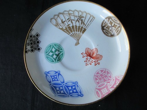 Royal Worcester Aesthetic c1875 ,Set Of Four Coffee Cups & Saucers ,Rare - Picture 5 of 10