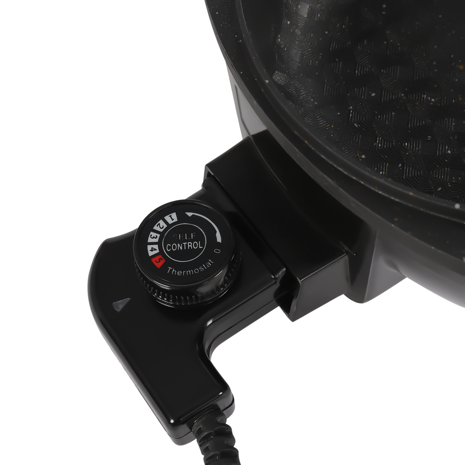 Electric Pan Hot Pot BBQ Frying Cook Grill Kitchen Barbecue Machine