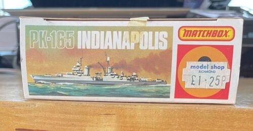 Matchbox PK-165 USS Indianapolis Heavy Cruiser 1:700 Scale 1979 box artwork (B) - Picture 2 of 7