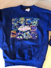 Las Vegas MGM Long Sleeve Sweatshirt, Size M Youth 10/12, Blue
