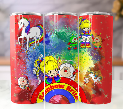 20oz Stainless Steel Tumbler - Rainbow Brite Vintage 80s Nostalgia Drinkware