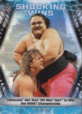 2020 Topps WWE Chrome Shocking Wins Yokozuna #SW-3