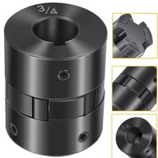 Juego de acoplador de mandíbula en L de 3 piezas para divisor de madera de tronco 1/2"-3/4" L075 flexible