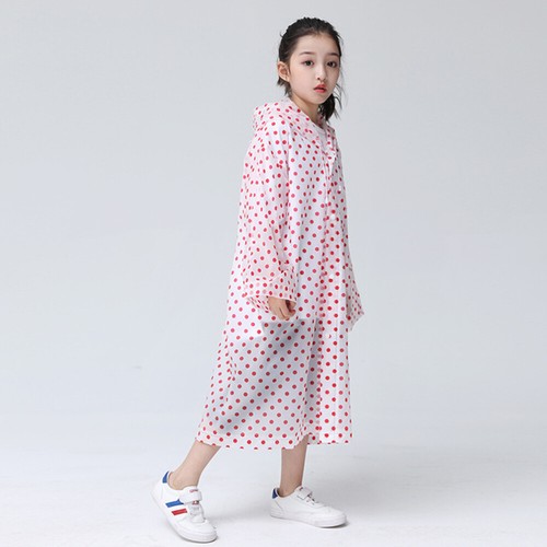 3 Pcs Thickened Children's Raincoat Girl Protective Suit Practical Rainwear - Picture 3 of 11
