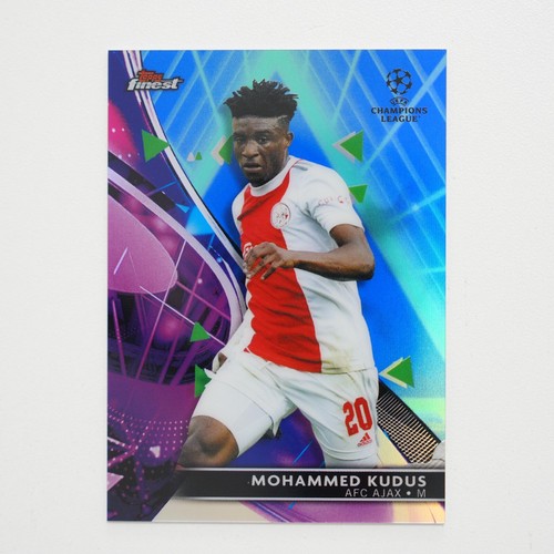 2021-22 Topps Finest Blue/Aqua Vapor Wave /99 Mohammed Kudus #11