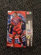MARK HUDSON - CRYSTAL PALACE FC FOOTBALL SIGNED PANINI CHAMPIONSHIP CARD