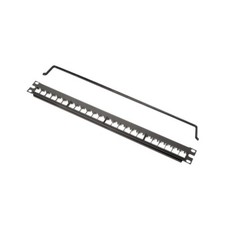 Belden AX101456 24-Port 1U Rack Flex Patch Panel Black
