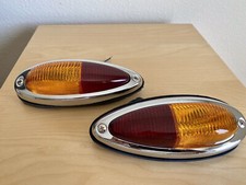 PORSCHE 356A 356B 356C 1957-65  COPPIA FANALI FARI POSTERIORI TAIL LIGHT SET