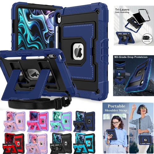 Rugged Kickstand Case Cover For iPad 7/ 8th 9th 10th 11th (A16) Generation 10.2"